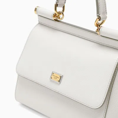 Shop Dolce & Gabbana Dolce&gabbana White Sicily Small Handbag In Multicolor