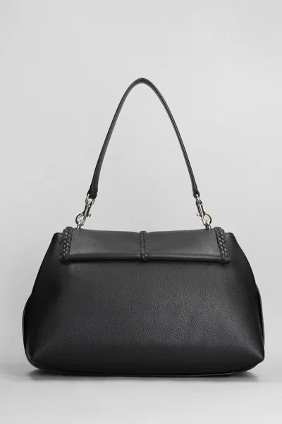 Shop Chloé Penelope Shoulder Bag In Black