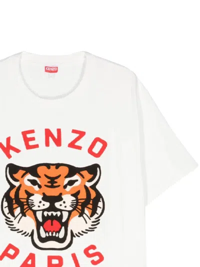 Shop Kenzo T-shirts And Polos In Blanc Casse