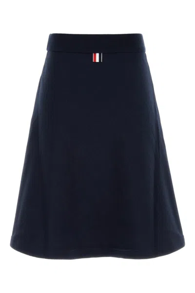 Shop Thom Browne Skirts In Navy