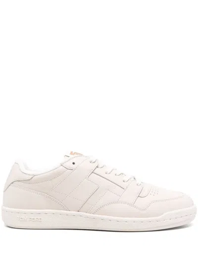 Shop Tom Ford Jake Leather Sneakers In White