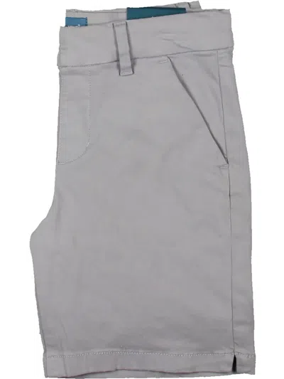 JAG JEANS WOMENS MIDI MID-RISE CASUAL SHORTS 