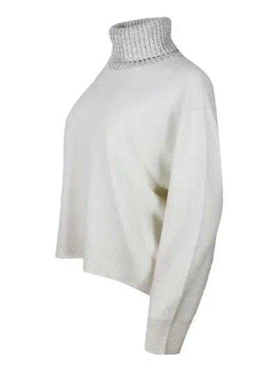 Shop Fabiana Filippi Sweaters In White