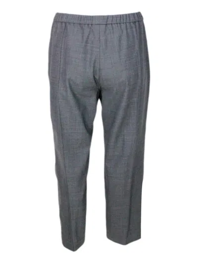 Shop Fabiana Filippi Trousers In Grey