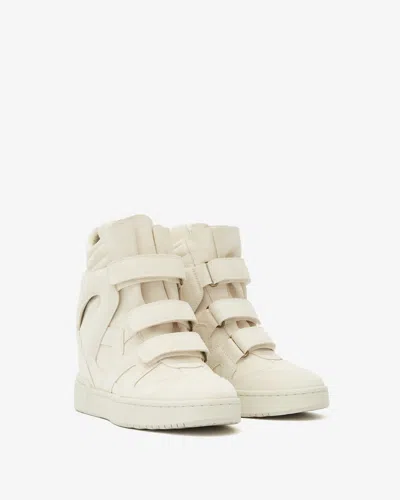 Isabel Marant Im3 Hidden-wedge Sneakers In Chalk