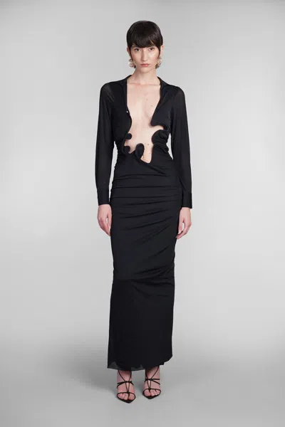 Shop Christopher Esber Dress In Black