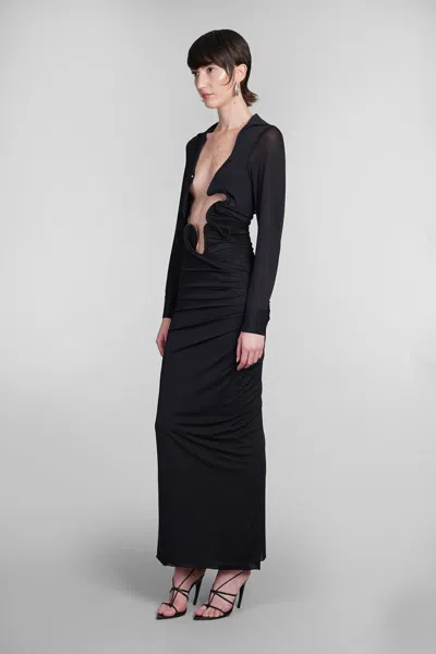 Shop Christopher Esber Dress In Black