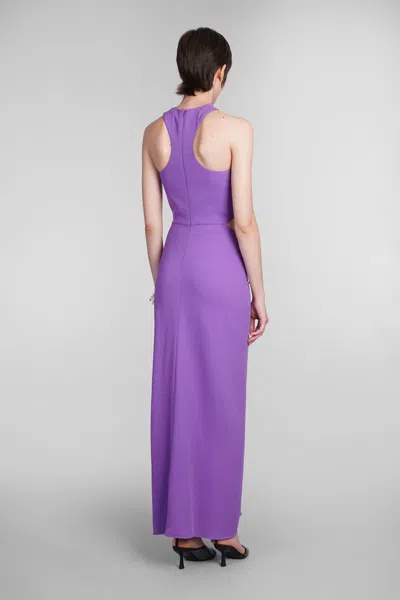 Shop Christopher Esber Dress In Viola