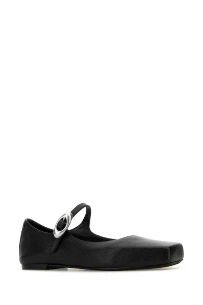Alexander Wang Black Billie Mary Jane Ballerina Flats In Black
