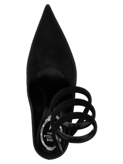 René Caovilla High Heel Shoes Rene Caovilla Woman Color Black In Black