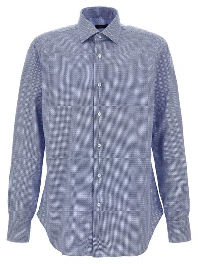 Shop Barba 'culto' Shirt In Blue