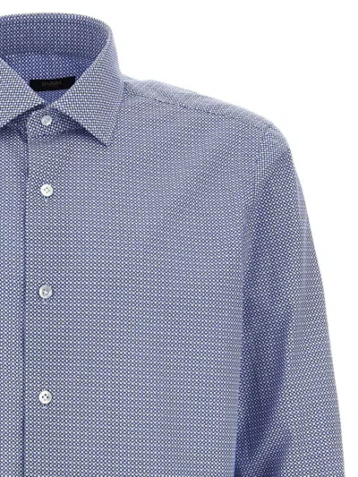 Shop Barba 'culto' Shirt In Blue