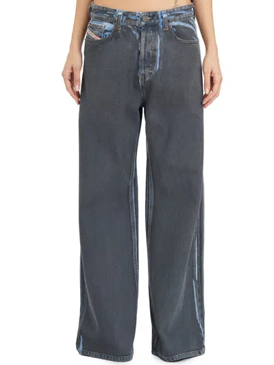 Shop Diesel Pants In Blue