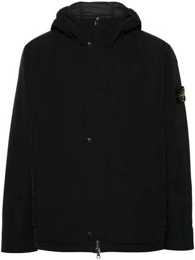 Shop Stone Island Jacket Clothing In Black