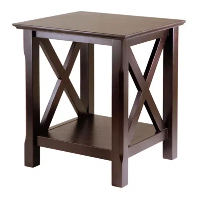 Hivvago Accent Table Cappuccino