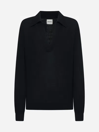 Shop Khaite Jo Cashmere Sweater In Black