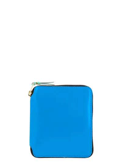 Shop Comme Des Garçons Super Fluo Wallets, Card Holders In Light Blue