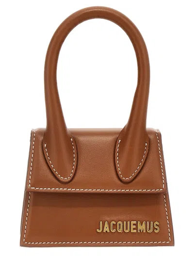 Shop Jacquemus Le Chiquito Hand Bags In Brown