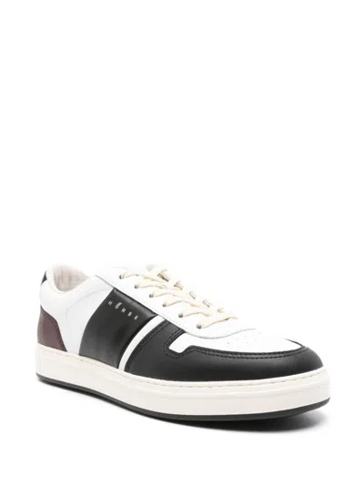 Hogan H668 Low-top Leather Sneakers In White