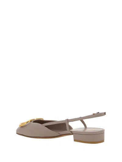 Shop Valentino Garavani Ballerinas In Poudre