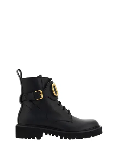 Shop Valentino Garavani Boots In Black