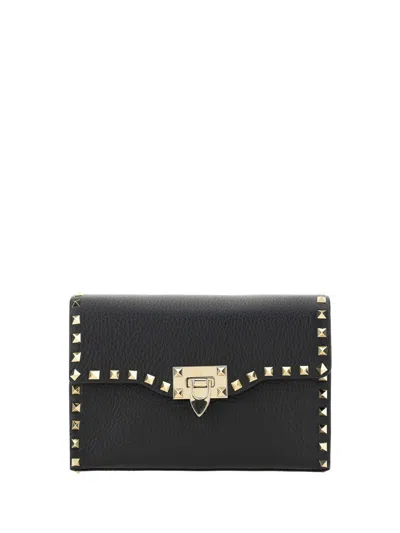 Shop Valentino Garavani Shoulder Bags In Black