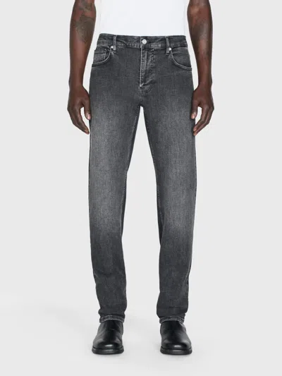 Frame Jetset Modern Straight Jeans In Black