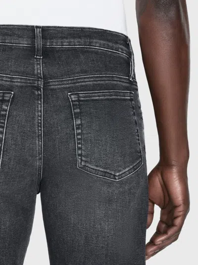 Frame Jetset Modern Straight Jeans In Black