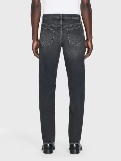 Frame Jetset Modern Straight Jeans In Black