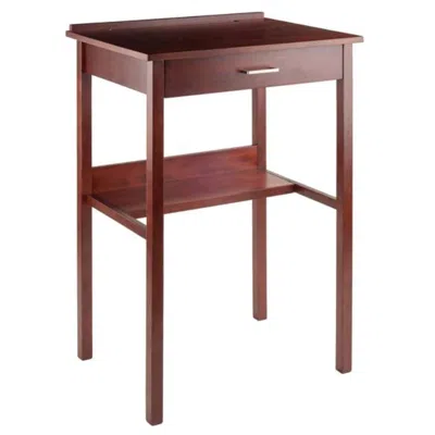 Hivvago High Desk Walnut