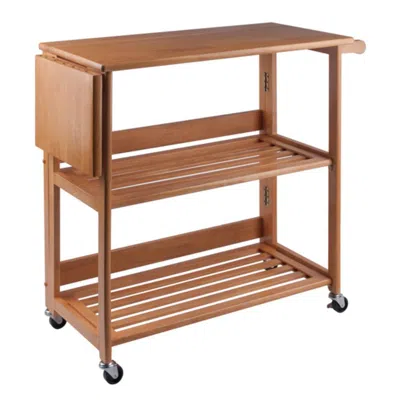 Hivvago Kitchen Utility Cart Natural