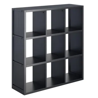 Hivvago 3x3 Storage Cube Shelf Black