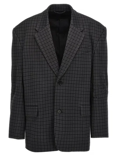 Balenciaga Blazer Jacket In Grey