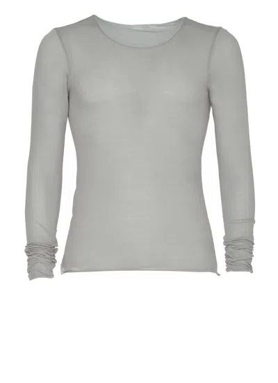 (d)ivision (di)vision T-shirts And Polos In Grey/baby Blue