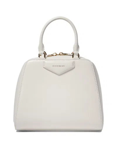 Givenchy Timeless Buffalo Leather Handbag With Elegant Gold Accents