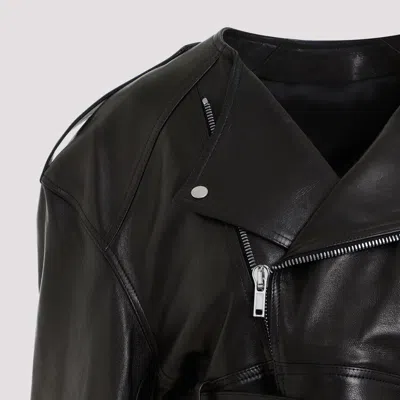 Shop Rick Owens Micro Biker Jacket Clothing In Black