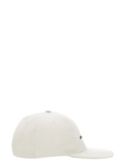 Shop Stella Mccartney Baseball Hat With Logo Embroidery In White