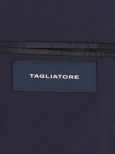 Shop Tagliatore Jackets In Blue