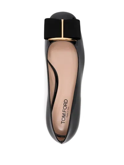 Tom Ford Flat Shoes In Black