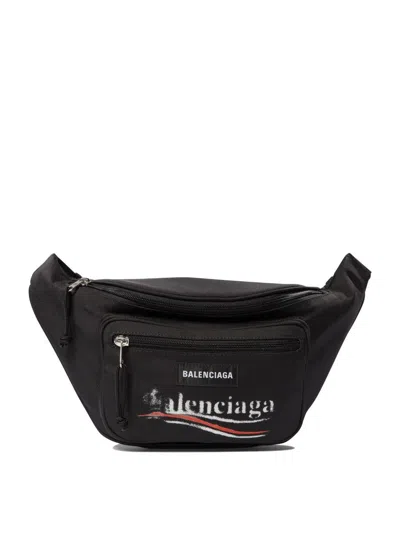 Shop Balenciaga "explorer" Belt Bag In Black