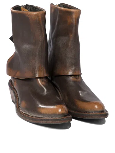 Shop Moma "dallas" Ankle Boots In Brown