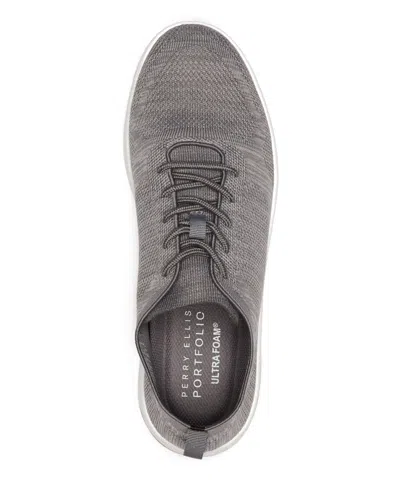 Shop Perry Ellis Men's Tread Sneakers In Grey,gray