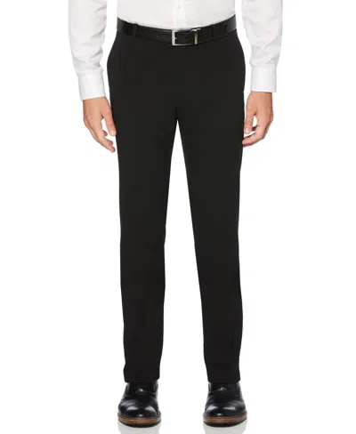 Shop Perry Ellis Men's Very Slim Fit Performance Tech Suit Pant In Black