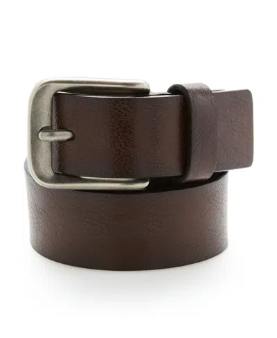 PERRY ELLIS MEN'S GRAINED LEATHER BELT 