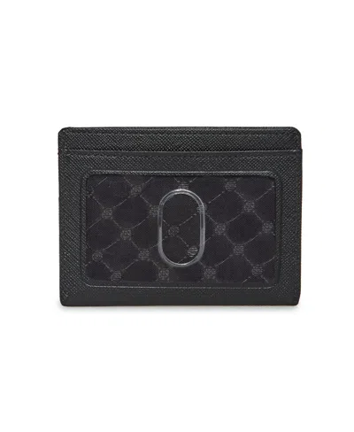 Perry Ellis Men's Card Case Id Wallet In Black