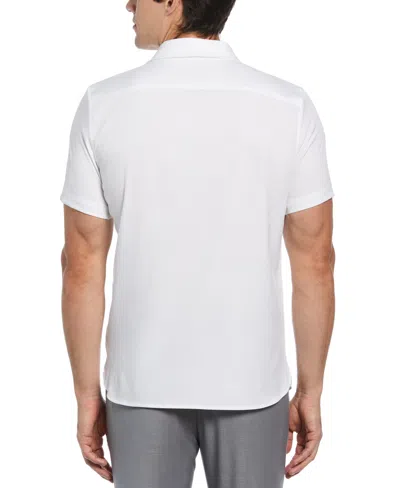 Perry Ellis Men's Big And Tall Total Stretch Solid Shirt In Bright White