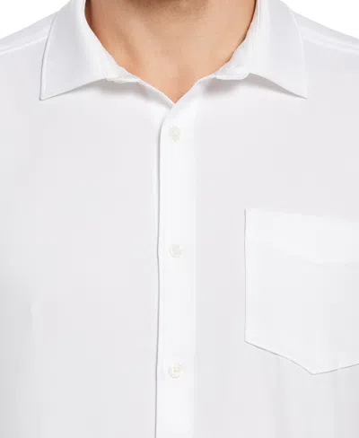 Perry Ellis Men's Big And Tall Total Stretch Solid Shirt In Bright White