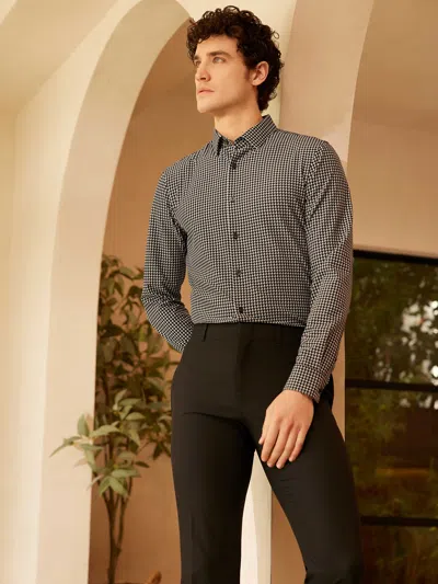Perry Ellis Men's Slim Fit Tech Portfolio Dress Pants In Black