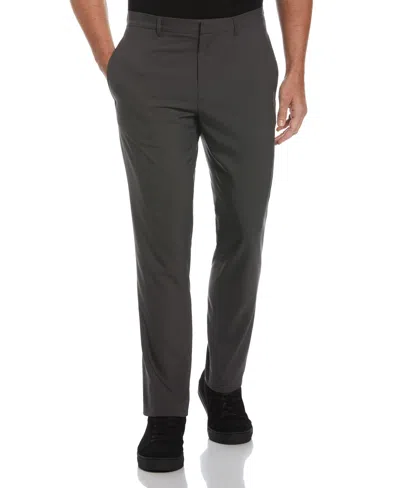 Perry Ellis Men's Slim Fit Tech Portfolio Dress Pants In Asphalt,gray