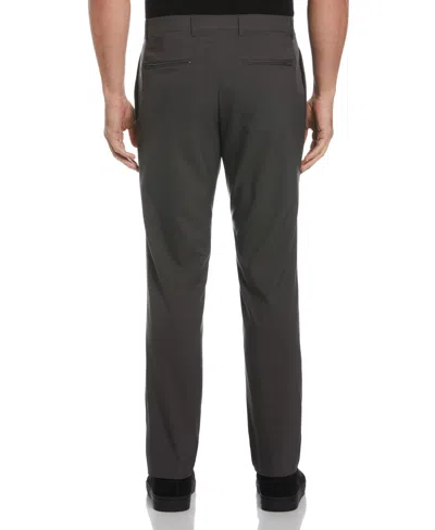 Perry Ellis Men's Slim Fit Tech Portfolio Dress Pants In Asphalt,gray